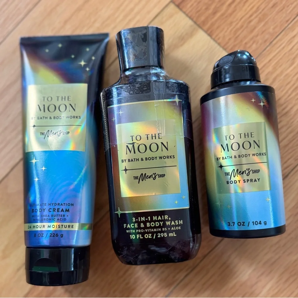 Bath & Body Works To The Moon Set - Black and Gold